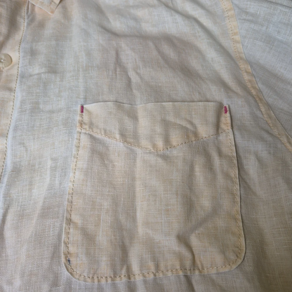 Tommy Bahama Light Orange Button Down Linen Shirt 2755/2